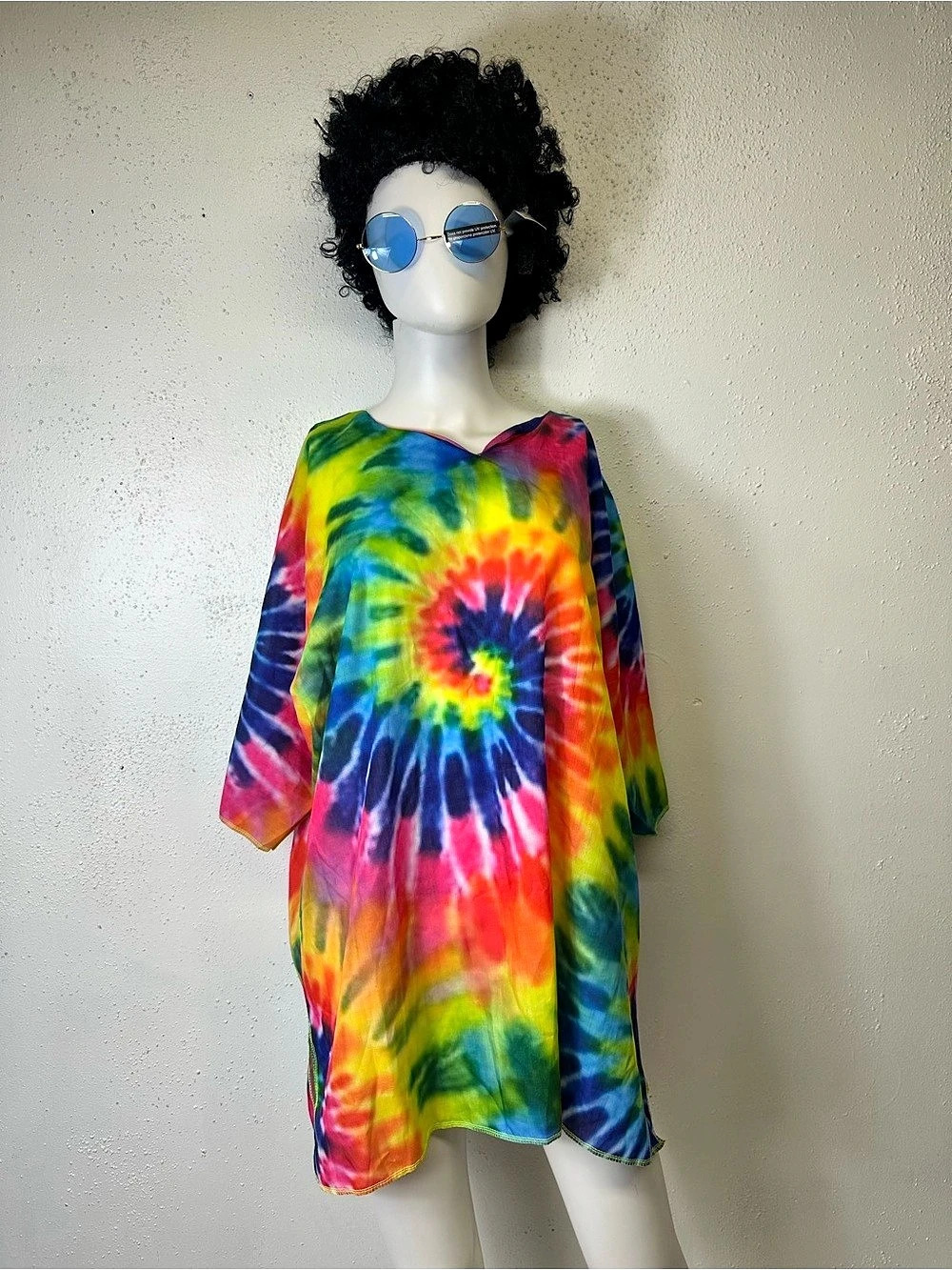 MENS HIPPEE COSTUME LARGE ~ 3 PIECES